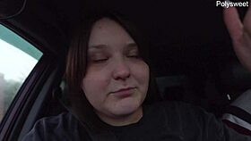 Milf's dirty talk joi vibrator fuck in public car turns me wild