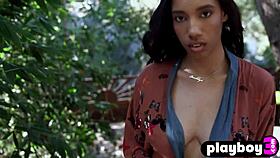 Brookliyn Huge Natural Tits Tease Playboy Softcore Poses