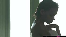 hey petite ukrainian, shower naked then hammock relax?