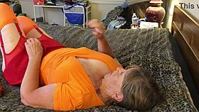 granny velma in costume deepthroats cock during intense interrogation