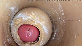 asmr internal camera captures vaginal filling in excellent 4k