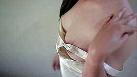 hey, wanna see this perfect indo babe forced to rub her wet pussy solo?