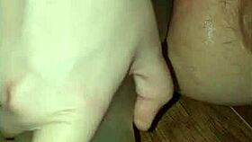 i squat fuck this huge dildo till i cum pov