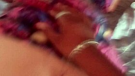 latina lifts dress for bareback creampie homemade closeup 🔥🍆