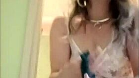 hey check this french maid slave spanking her tits outdoors wild!