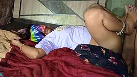 desi pair shares romantic moments in indian village home