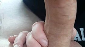 horny brunette nymphos give sloppy deepthroat blowjob at the lake outdoors