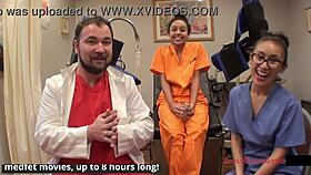 Spy Cam Grabs Mia Sanchez Student Gyno Exam Spread!