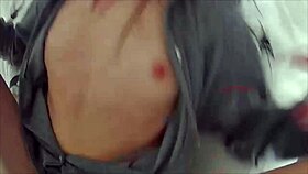 wife sneaks around at home with her husband's best friend for real fun