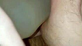 i squat fuck this huge dildo till i cum pov