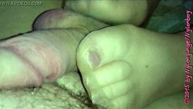 hey granny your nylon feet make me so horny for fun