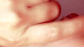 young babe gives closeup mommy blowjob