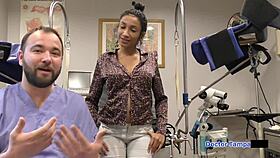 Dr Tampa's Latex Gloved Miss Mars Smuggles Big Tits Pussy in Handcuffed POV