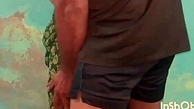 indian babe bounces hard on boyfriend's throbbing cock closeup