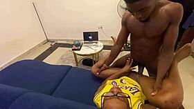 juicy pussy takes homemade doggystyle pounding to melt away stress