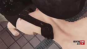 DANDADAN HENTAI MOMO TAKES BIG BLACK COCK SHOWER FUCK ANIME COSPLAY