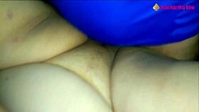 Chubby Latina MILF takes bareback pounding