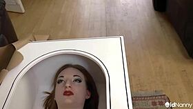 check out mature lacey starr playing with her new curvy sex doll on oldnanny