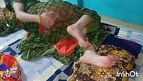 in a heated indian bedroom, the couple dives into raw hindi passion