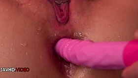 Asian Yuu Tsujii's shaved pussy blowjob turns into creampie anal ride