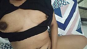 I'm waiting hot on the bed fingering my tight pussy spitting to excite myself so good