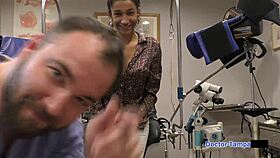 Dr Tampa's Latex Gloved Miss Mars Smuggles Big Tits Pussy in Handcuffed POV