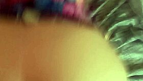 latina lifts dress for bareback creampie homemade closeup 🔥🍆