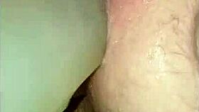 i squat fuck this huge dildo till i cum pov