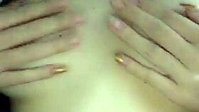 innocent vietnamese tease hides wild nipple play secrets underneath