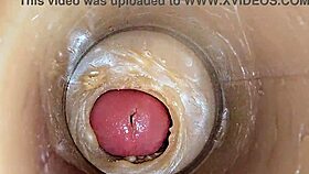 asmr internal camera captures vaginal filling in excellent 4k