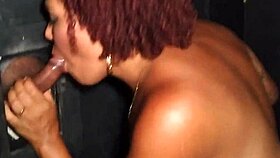 Married milf hits gloryhole for massive facial cumshot blast