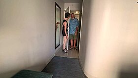 Intense Hotel Room Encounter Unfolds with Mystery Visitor Filming