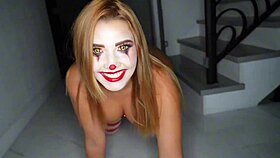 Creepy Clown Agatha Vega Gets Hard Fucked by Christian Clay