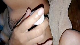 Curvy Pinay Teen Fucked Hard by Gardener After Dildo Play