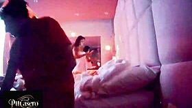 Hidden Cam Voyeur Hotel Shower Tits Flash Tease?