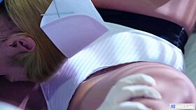 Hospital Nurses Doctors Lick Pussies in Lesbian Orgy?