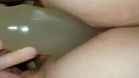 i squat fuck this huge dildo till i cum pov