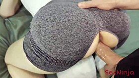 home alone with this bubble butt milf i can't stop staring at her curves