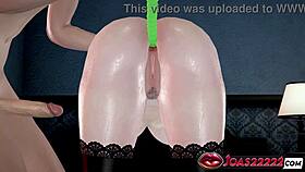 jamila's wet 3d body quivers from fingering tight pussy moans anal vibes and licking till squirt! 🌊💦