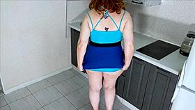 Big titted mature milf fucks hard to escape loneliness!