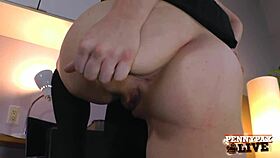 dream gf penny pax strips teasing big tits and gaping pussy 😍🍑 rip my clothes!