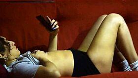 peeking at neighbor's post-gym masturbation tempts wildly