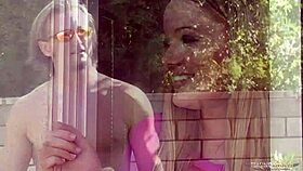 amber peach calls neighbor to lick and finger her tight wet pussy