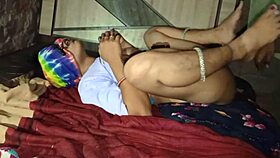 desi pair shares romantic moments in indian village home