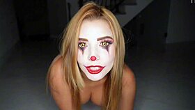Creepy Clown Agatha Vega Gets Hard Fucked by Christian Clay