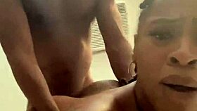 oh god sexy ebony marrijanee loves that doggy pounding so much