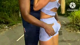 hey hubby watch your wife cheat on street after car runs out of gas