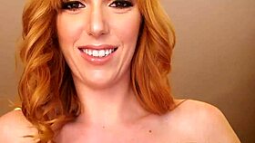 Hey, Lauren's slamming glass dildo into her tight hairy pussy!