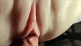 Ever seen a slick wet shaved pussy fucked deep by double toys closeup?