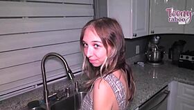 seth brogan bends breezy over for juicy pussy pounding while wife is gone